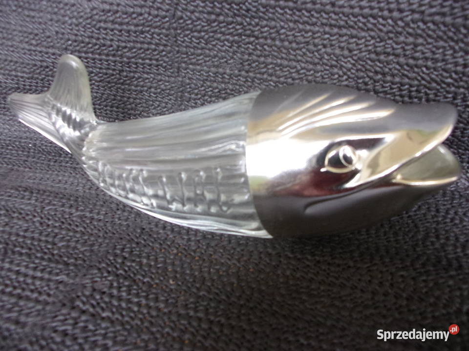 Piekny stary Wielory z otwartą paszczą szkło