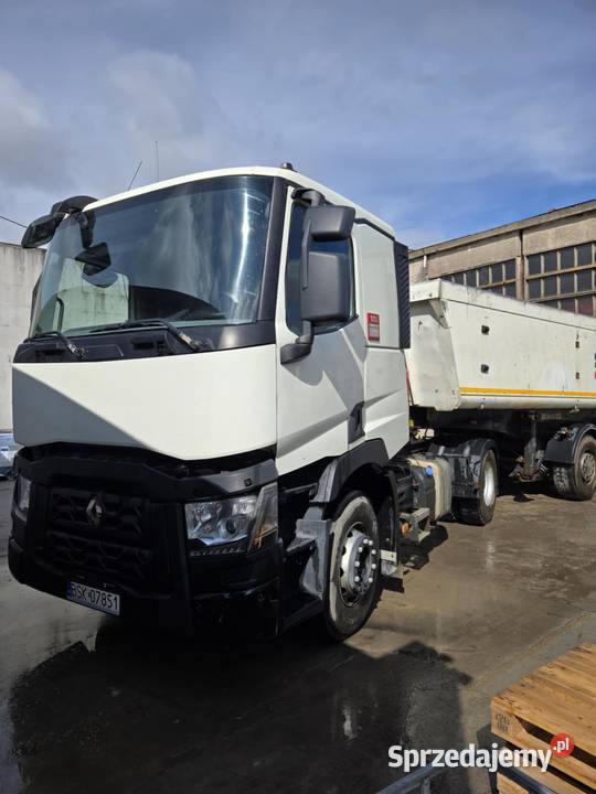 Renault c460 z naczepą Schmitz podlaskie Racewo
