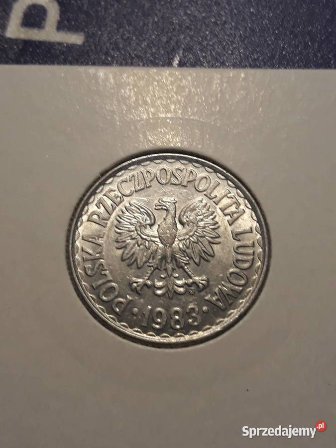 1 złoty 1983 r 1 około mennicze Konin sprzedam