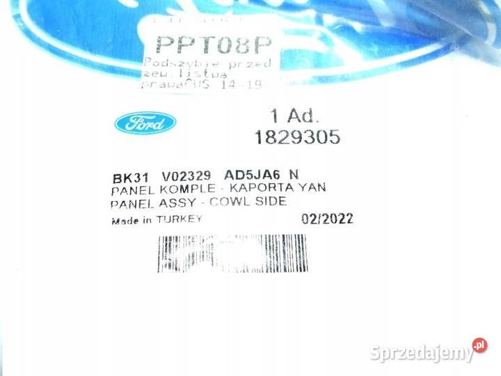 LISTWA ŁĄCZNIK PODSZYBIA PRAWY PRZÓD FORD Karoseria Głogów sprzedam