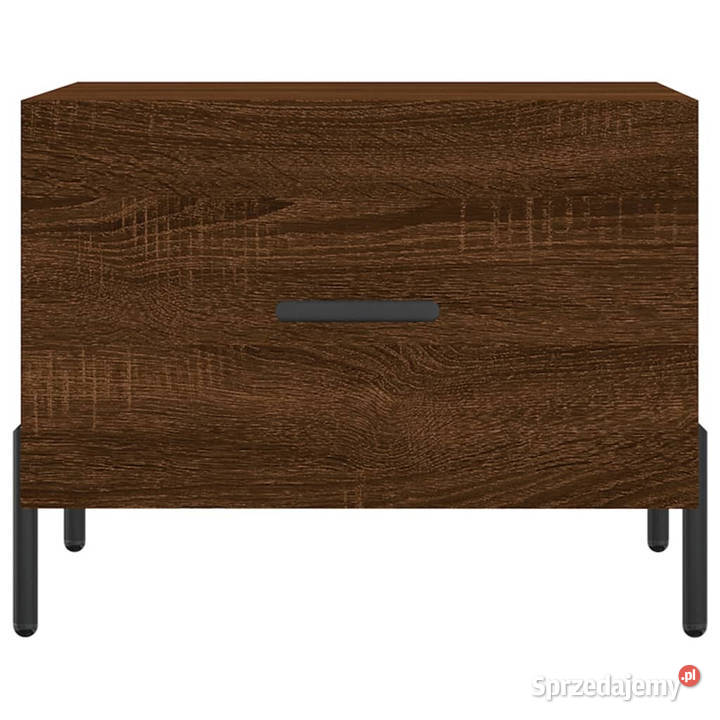 Stolik kawowy brązowy dąb 50x50x40 WM829426 Warszawa