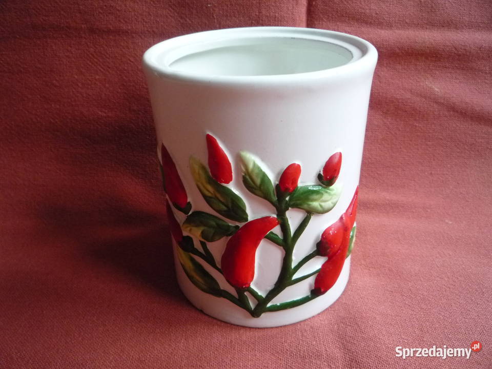 Pojemnik ceramiczny Papryczka chili oliwka zachodniopomorskie Szczecin