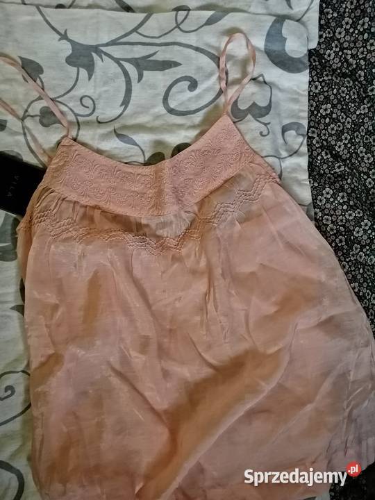 VILA bluzka Top bluzeczka na ramiączkach Haft