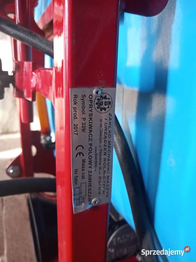 Opryskiwacz Biardzki 400l 12m Warta