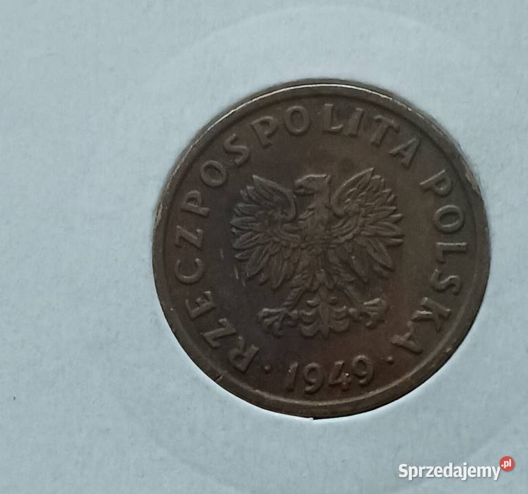 5 Groszy 1949 r Brąz