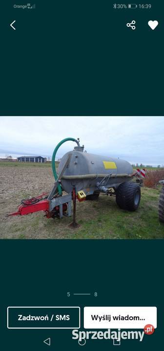 Beczkowóz beczka wóz asenizacyjny Tyszowce