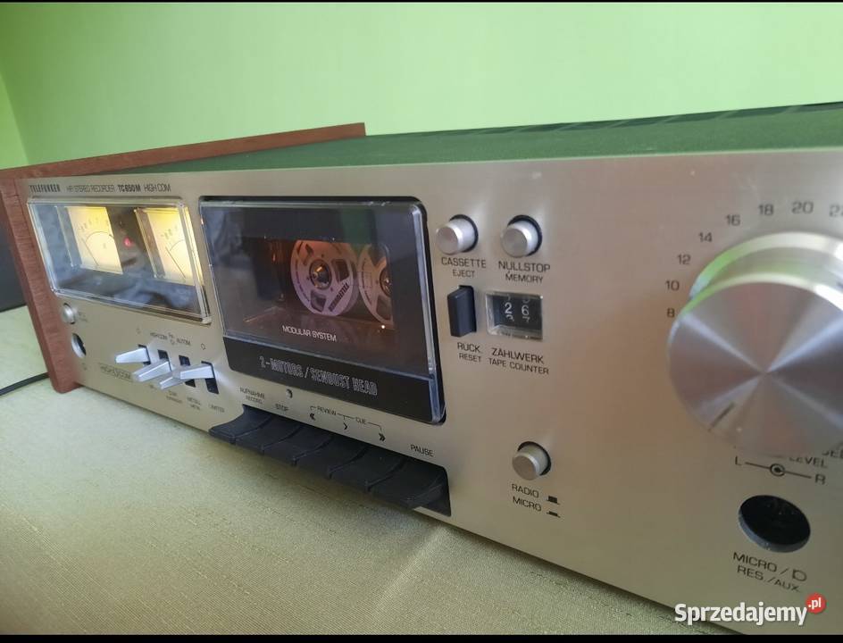 Kolekcjonerski Magnetofon kasetowy Telefunken TC Magnetofony Grudziądz