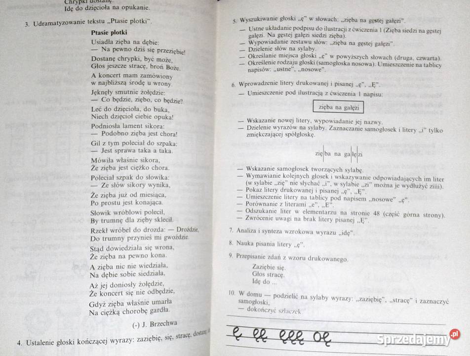 Język polski Kl 1 Materiały metodyczne Zeszyt 2