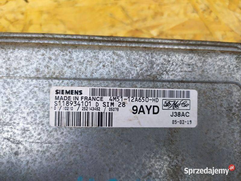 STEROWNIK SILNIKA KOMPUTER FORD FOCUS II MK2