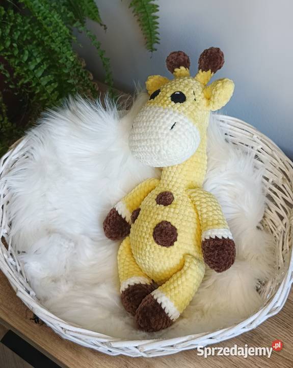 Żyrafa szydełkowa maskotka rękodzieło Maskotki