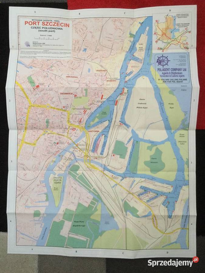 2538 Polish Ports Szczecin Mapa sprzedam