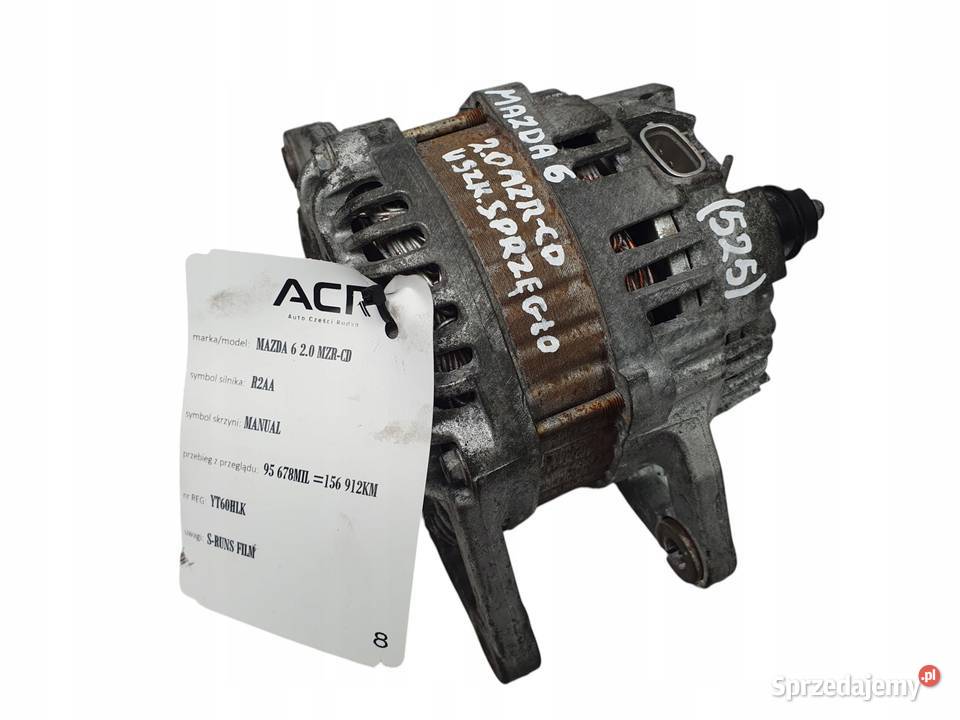 ALTERNATOR Mazda 6 GH 20 MZRCD A2TJ0681A lubelskie Chełm