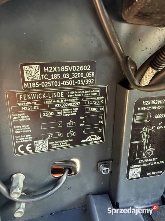 wózek widłowy LINDE H25T02 Evo LPG 2020r Triplex łódzkie Działoszyn