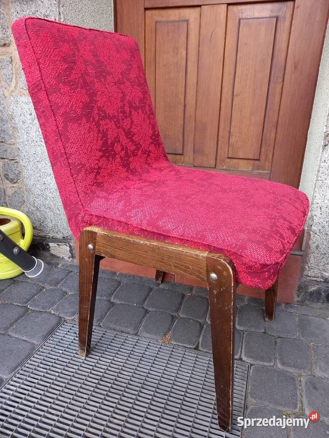 Krzesło Aga PRL vintage Rawicz