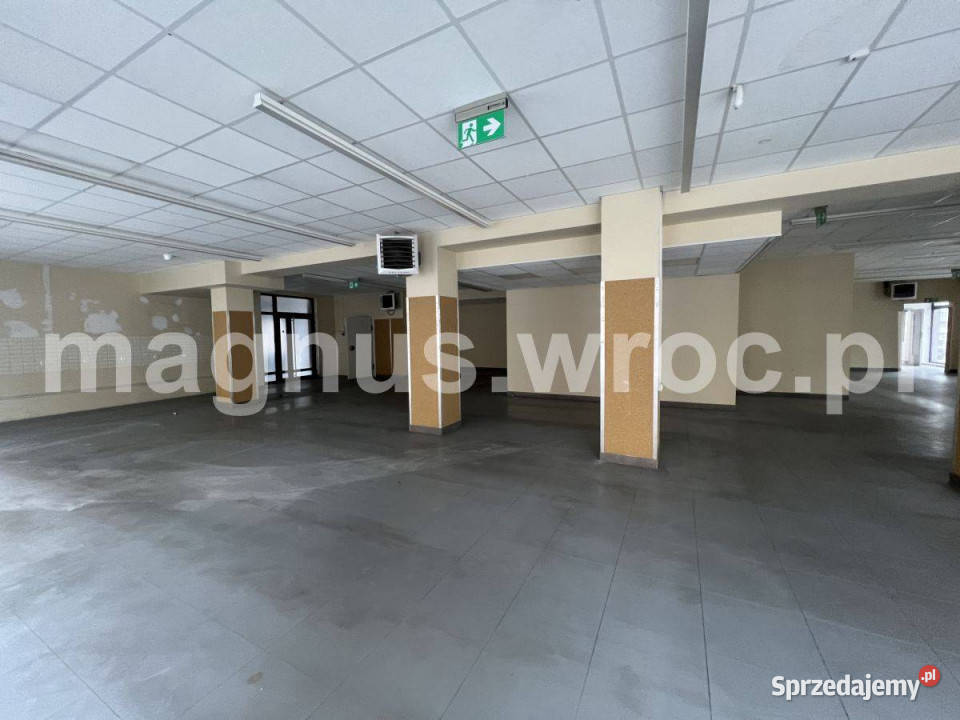 Na wynajem lokal połozony na parterze na Wrocław