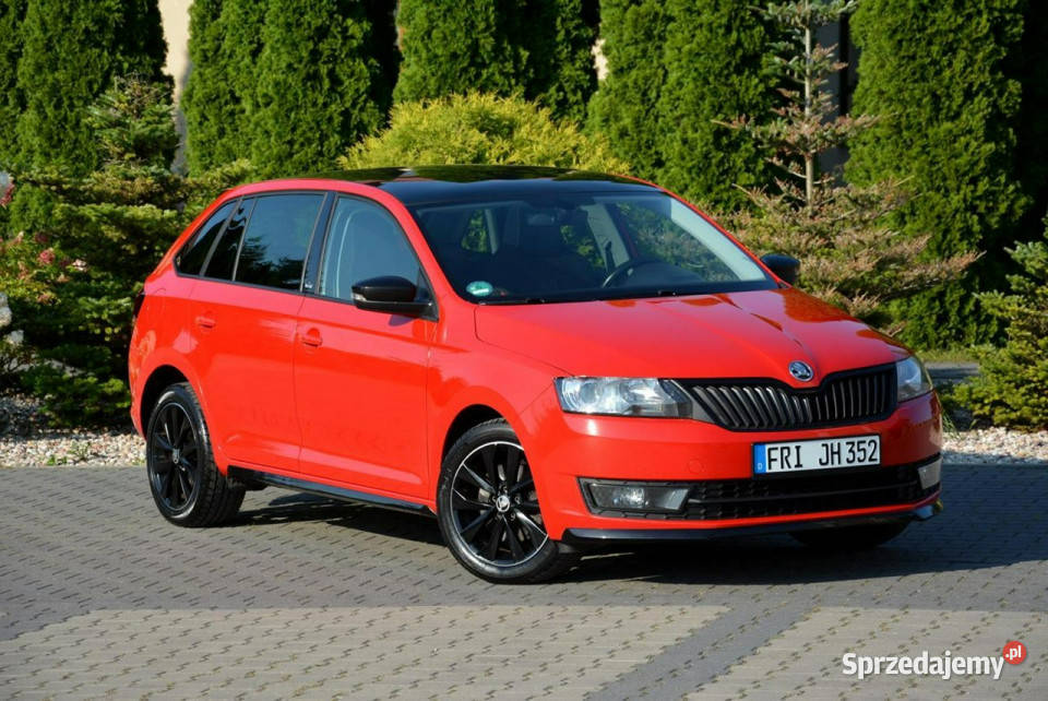 koda RAPID 12TSI 110 Monte Carlo Corrida Red asystent pasa ruchu mazowieckie sprzedam