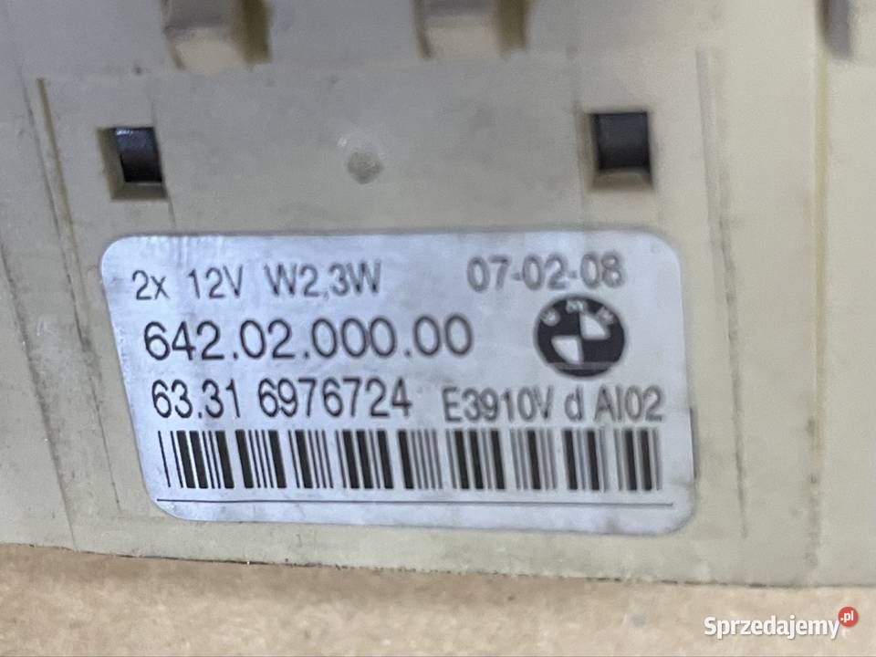 6976724 lampka słupka Bmw 3 e90 e91 e92 5 e60 Szczecin sprzedam