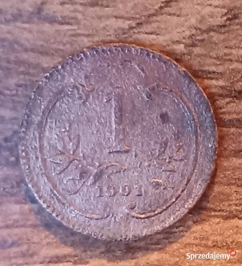 Moneta 1 Heller Halerz Austrowęgierska 1901 Pozostałe małopolskie Zbylitowska Góra sprzedam