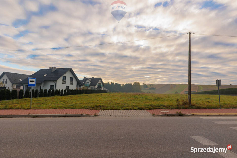 Wieprz k Andrychowa działki z pozwoleniem asfalt