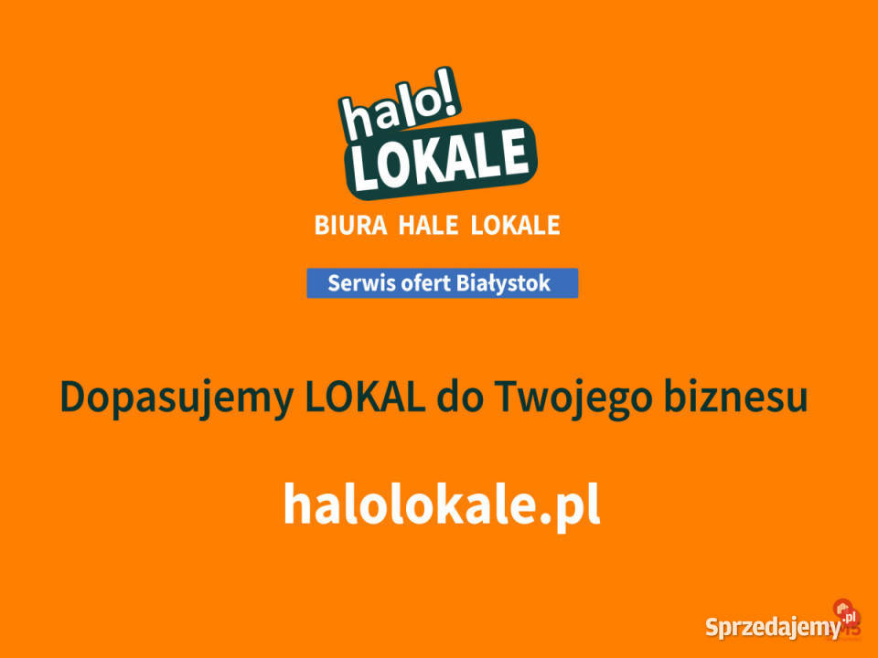 Lokal Białystok 270m2 handlowo-usługowy podlaskie