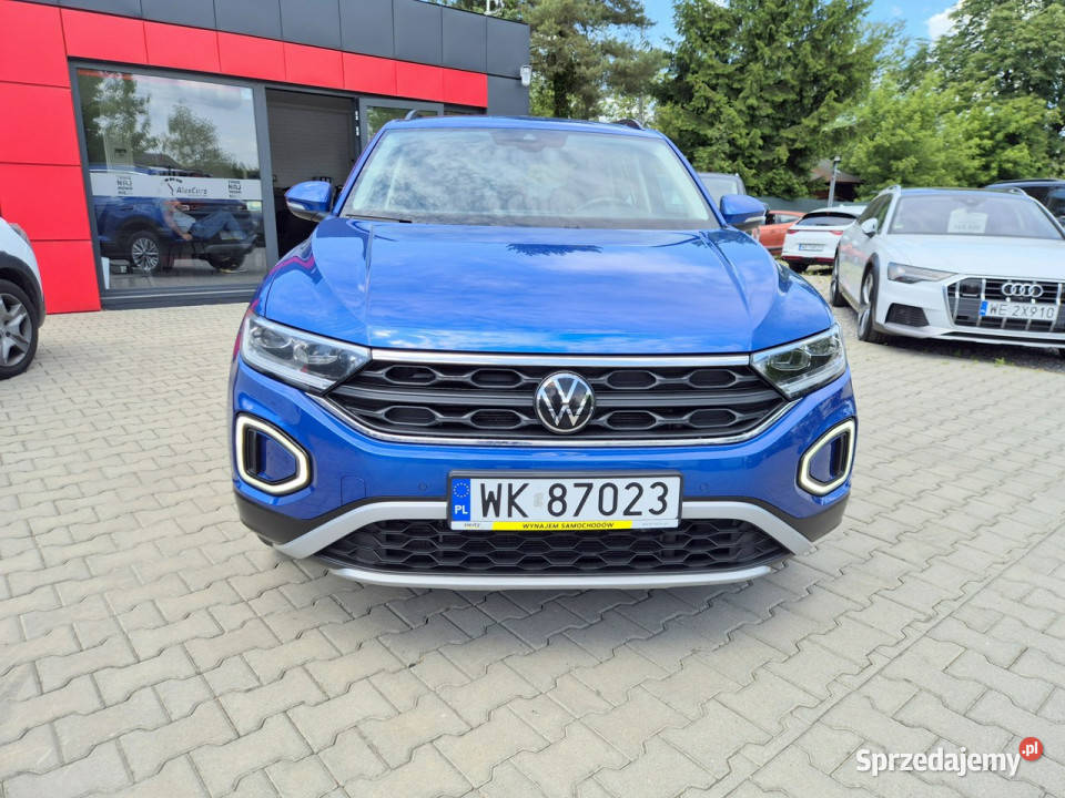 Volkswagen TRoc Salon Polska Bezwypadkowy I niebieski