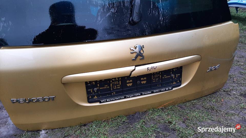 klapa peugeot 206 SW kombi kompletna KAW dolnośląskie Korzeńsko