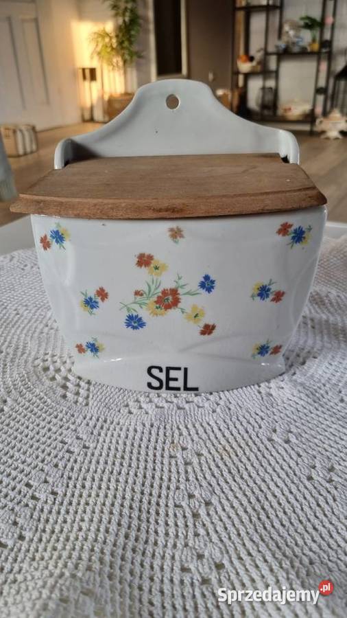 Pojemnik na sól vintage Wola Podłężna