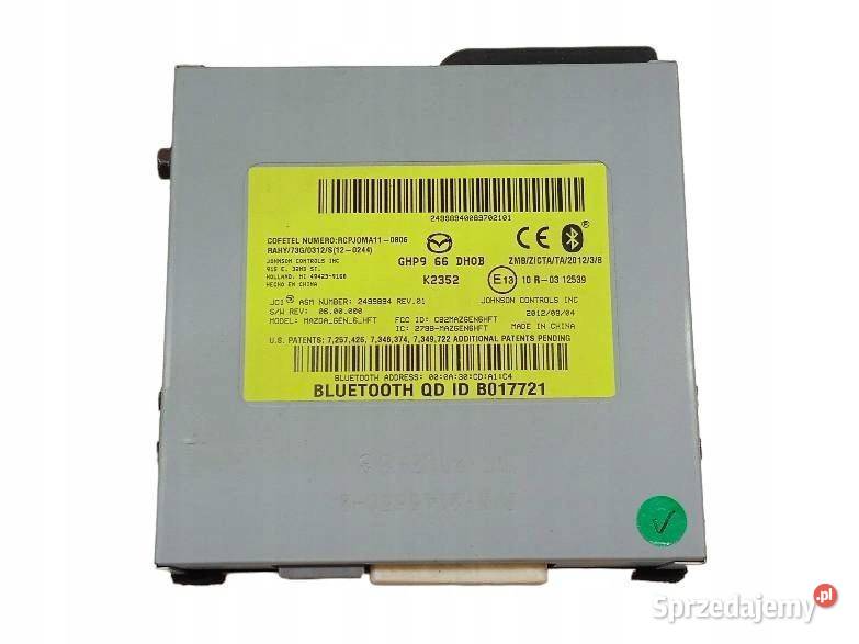 MODUŁ BLUETOOTH GHP966DH0B B017721 Mazda 6 III