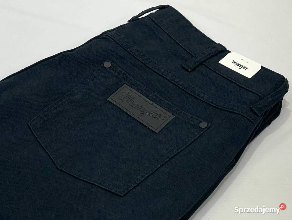 Spodnie męskie Wrangler Greensboro 803 Dark Navy mazowieckie