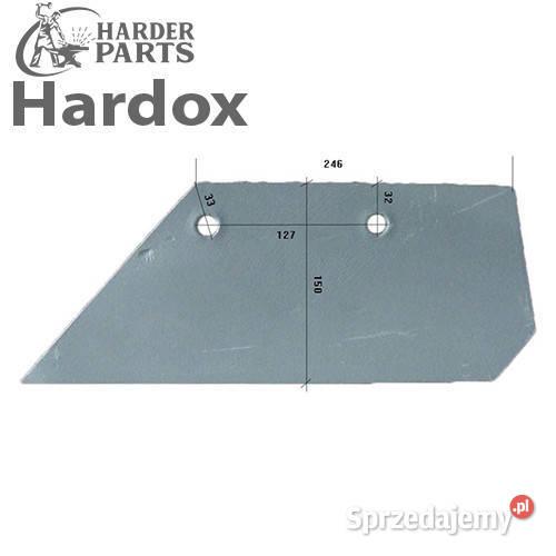 Lemiesz 300hektarów HARDOX 94598P części do podlaskie Suwałki sprzedam