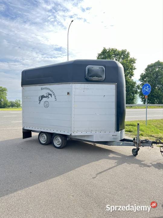 PRZYCZEPA na 3 konie 3 konna 3500 Dmc nowe osie pomorskie