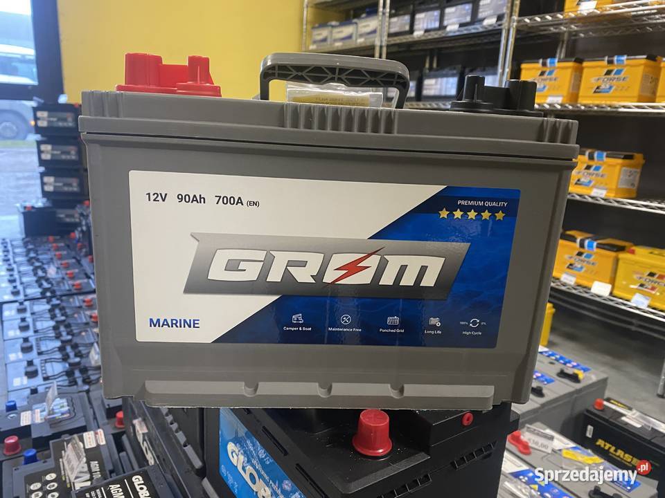 Akumulator GROM Marine 12V 90Ah 700A EN Łódź