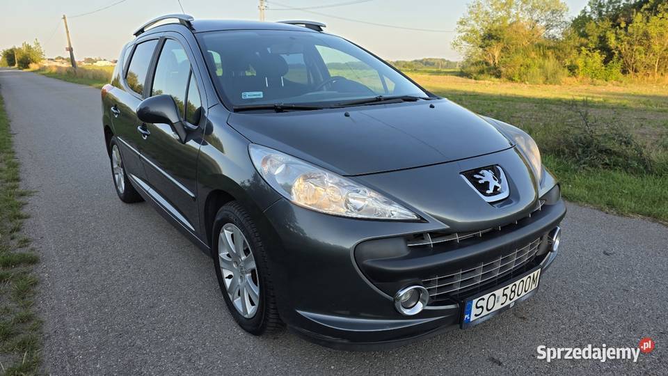 Peugeot 207 SW 16 BENZ grafitowy śląskie Gliwice