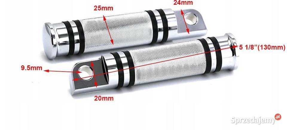 Podnóżki stopki chromowane harley davidson śląskie Sosnowiec sprzedam