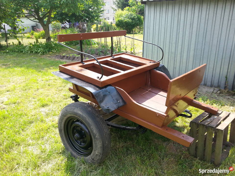 Bryczka dwukóła na resorach 3 osobowa Belsk Duży