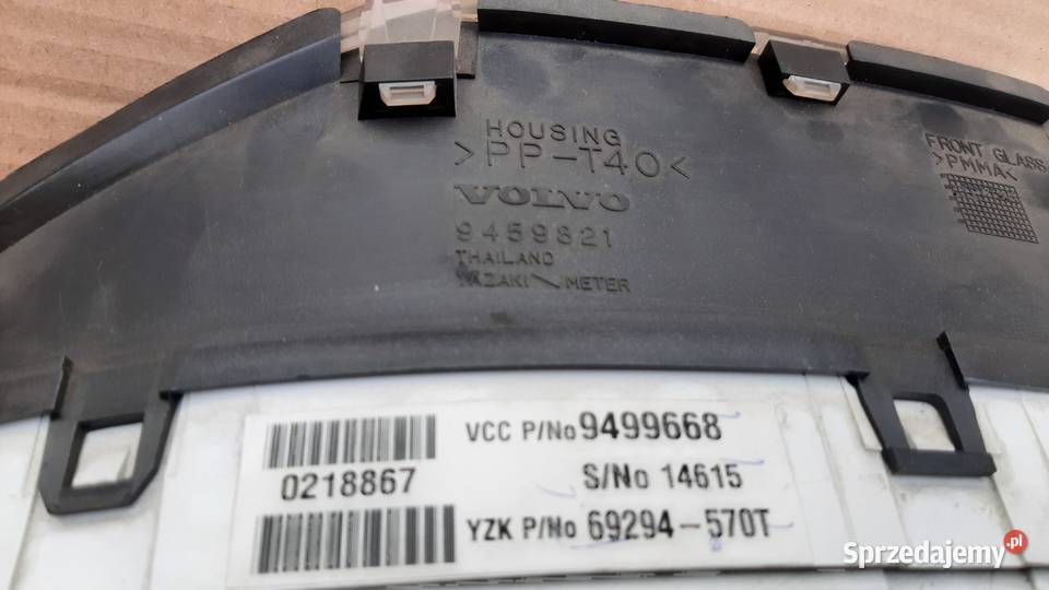 licznik Volvo v70 II s80 s60 xc70 9499668 Dębno