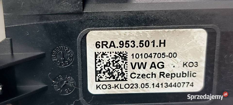 PRZEŁĄCZNIK ZESPOLONY SKODA RAPID 6RA953501H kujawsko-pomorskie