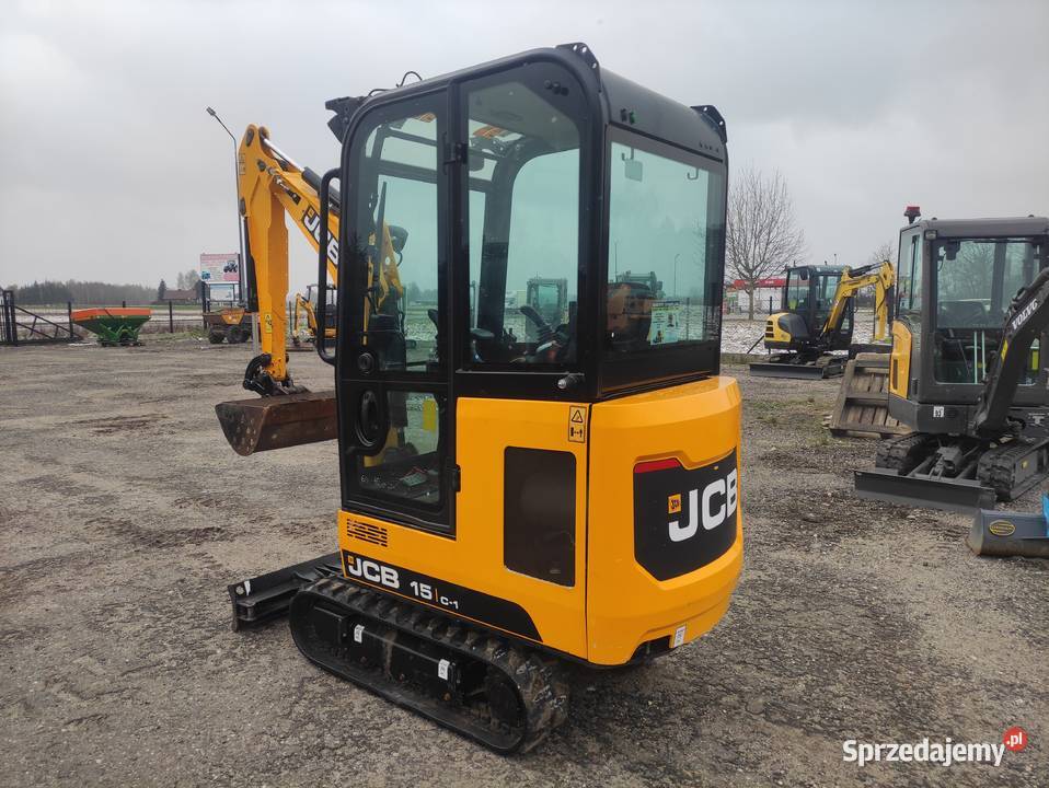 Minikoparka JCB 15 c1 2019r 240mtg maszyna Ryżki