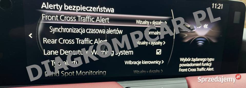 Mazda cx50 cx70 cx90 polskie menu język polski Wołomin