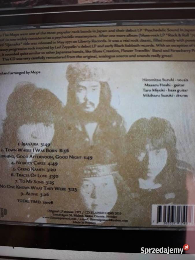 Archiwum japońskiego hard rocka THE MOPS CD Rzeszów