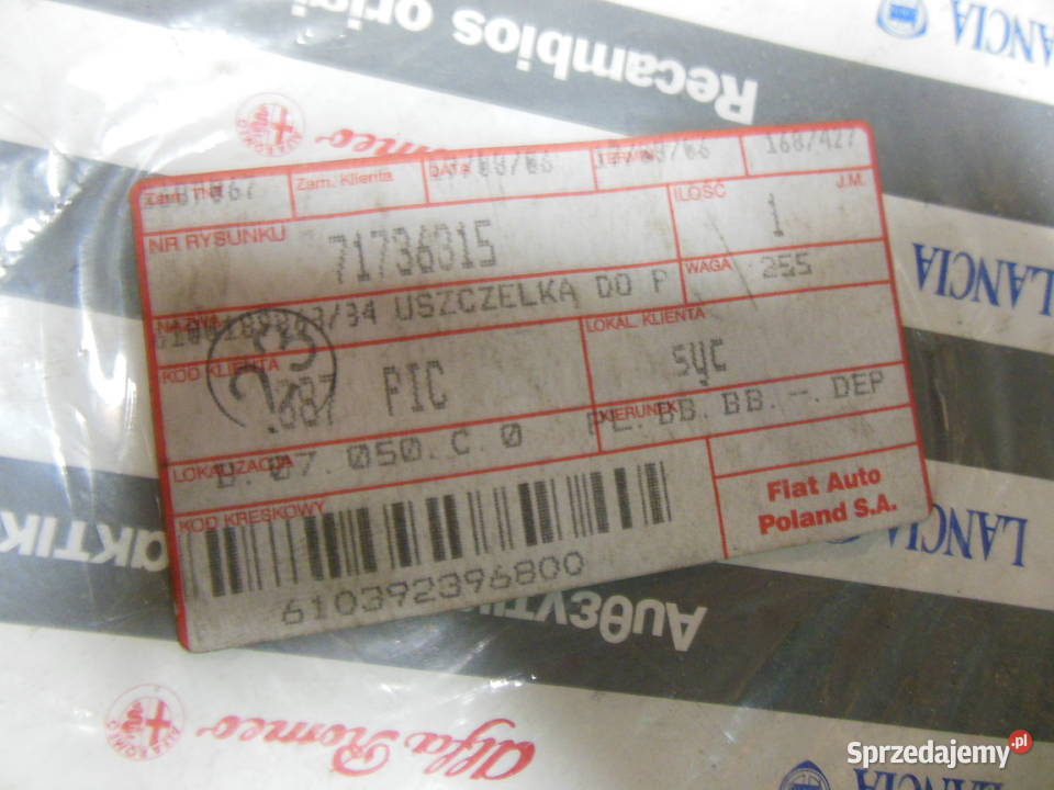 71736315 uszczelka głowicy fiat 12 Kozy sprzedam