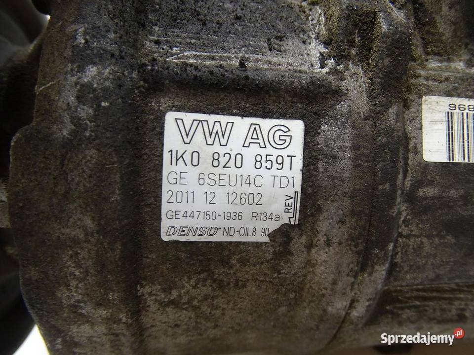 SPRĘŻARKA KOMPRESOR KLIMATYZACJI VW GOLF VI A3