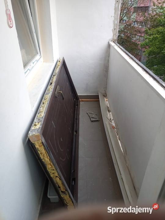 Drzwi wejściowe metalowe używane Łódź
