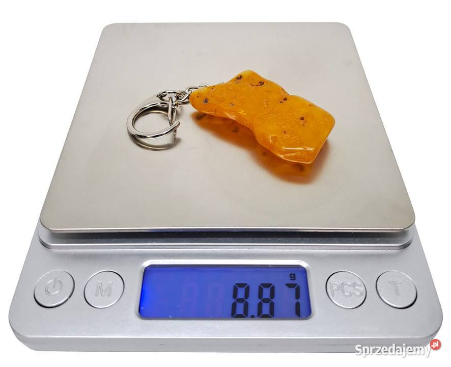 Brelok z bursztynu BURSZTYN BAŁTYCKI breloczek Zegarki i Biżuteria