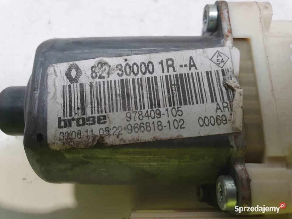 Renault Laguna III MECHANIZM SZYBY prawy tył Wyposażenie wnętrza Rudka