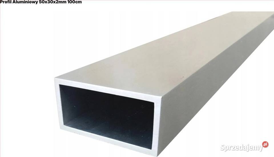 Profil Aluminiowy 50x30x2mm 100 Nowy 80 x 4 mb Wrocław