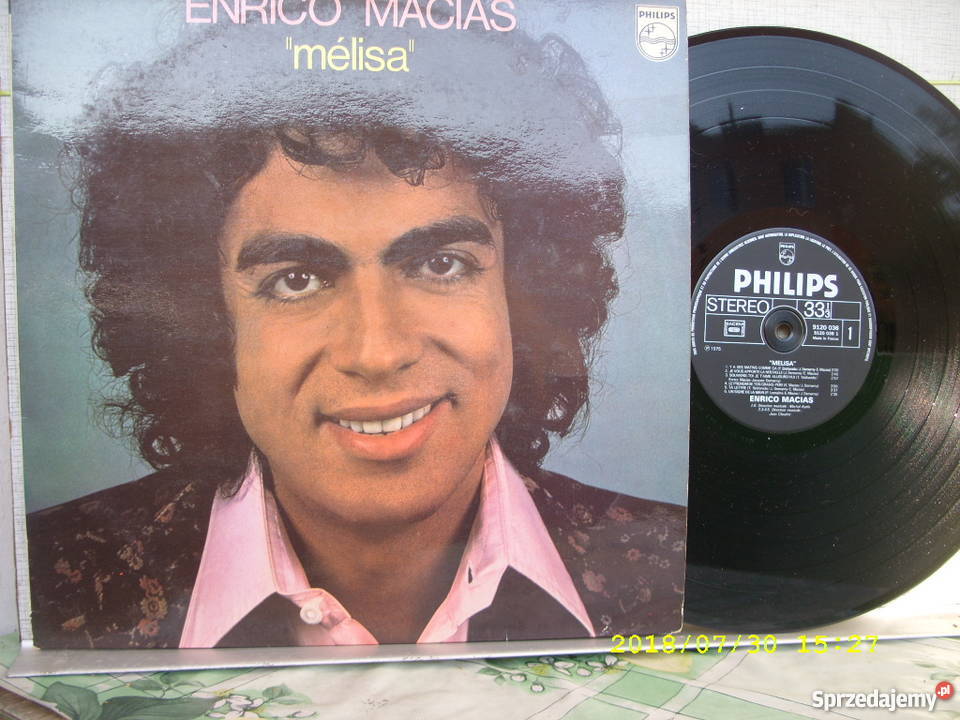 Pop LP ENRICO MACIASMELISA France dolnośląskie Wołów sprzedam