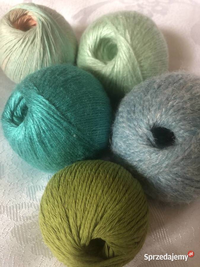 wyprzedaż wełnawłóczkabawełna resztki waga Zegrze