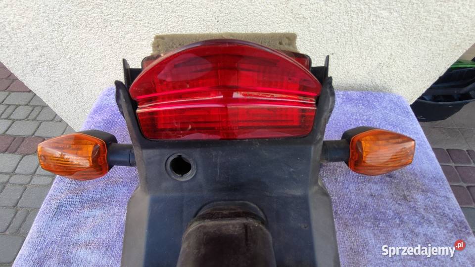Lampa tył kierunkowskaz ogon mocowanie tablicy Księżyno