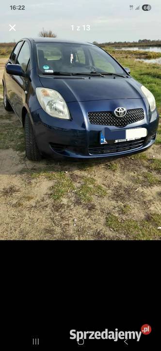 Toyota Yaris 13 benzyna z klimatyzacjąmały podlaskie Ciechanowiec